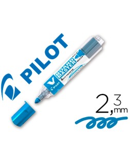 Rotulador pilot v board master para pizarra blanca azul tinta liquida trazo 2,3mm