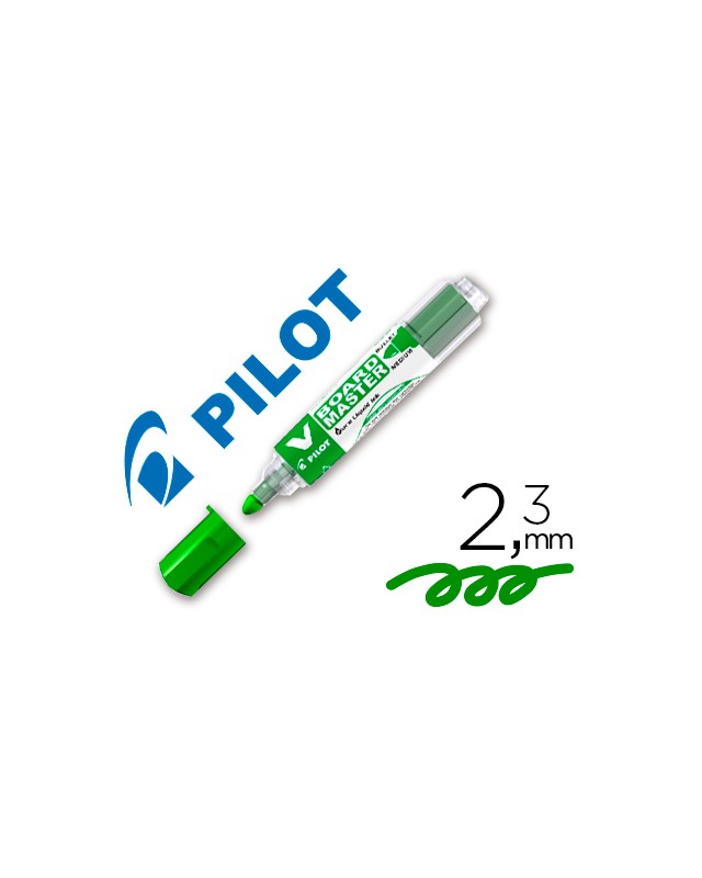 Rotulador pilot v board master para pizarra blanca verde tinta liquida trazo 2,3mm