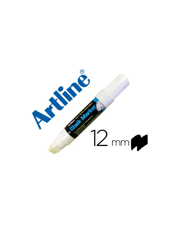 Rotulador artline pizarra verde negra epw-12 mm color blanco