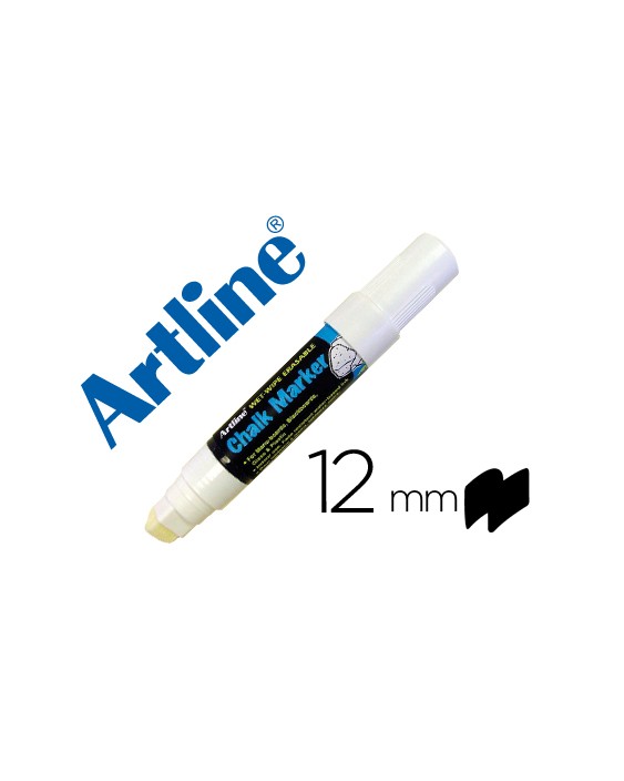 Rotulador artline pizarra verde negra epw-12 mm color blanco