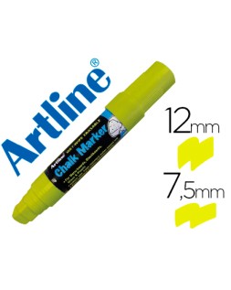 Rotulador artline pizarra verde negra epw-12 mm color amarillo