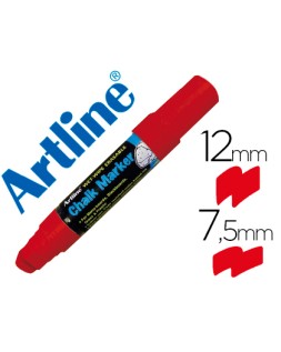 Rotulador artline pizarra verde negra epw-12 mm color rojo