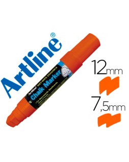 Rotulador artline pizarra verde negra epw-12 mm color naranja