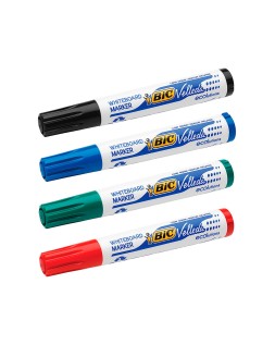 Rotulador bic velleda para pizarra negro punta redonda 1,3 mm