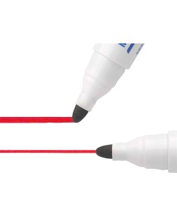 Rotulador bic velleda para pizarra rojo punta redonda 1,3 mm