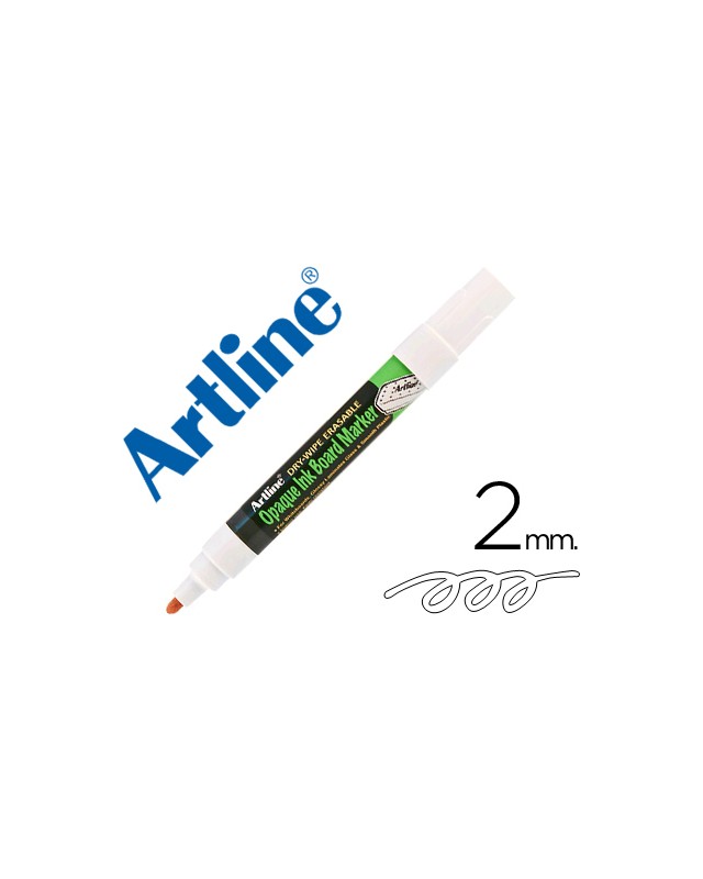 Rotulador artline pizarra epd-4 color blanco opaque ink board punta redonda 2 mm