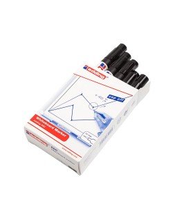 Rotulador edding para pizarra blanca 660 color negro punta redonda 1,5-3 mm recargable