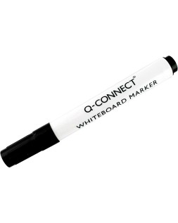 Rotulador q-connect pizarra blanca color negro punta redonda 3 mm