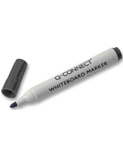 Rotulador q-connect pizarra blanca color negro punta redonda 3 mm