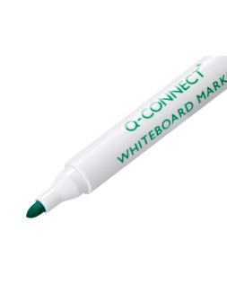 Rotulador q-connect pizarra blanca color verde punta redonda 3 mm