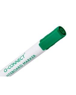 Rotulador q-connect pizarra blanca color verde punta redonda 3 mm