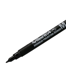 Rotulador artline retroproyeccion punta fibra permanente ek-854 negro -punta redonda 1 mm