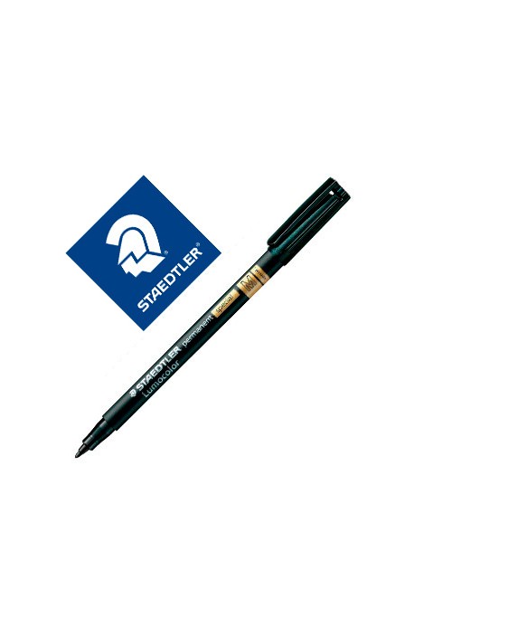 Rotulador staedtler lumocolor retroproyeccion punta de fibra permanente special 319-9 negro punta media