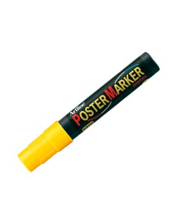 Rotulador artline poster marker epp-4-ama flu punta redonda 2 mm color amarillo fluor
