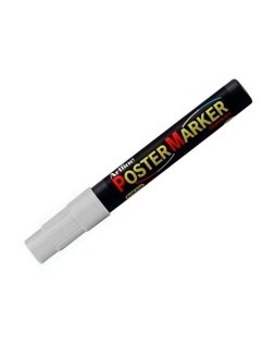 Rotulador artline poster marker epp-4-pla met punta redonda 2 mm color metalizado plata