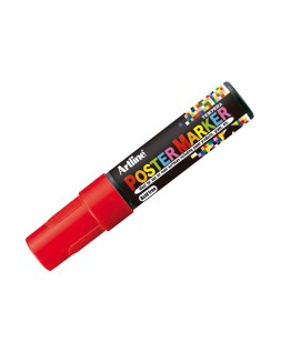 Rotulador artline poster marker epp-6-roj punta redonda 6 mm color rojo