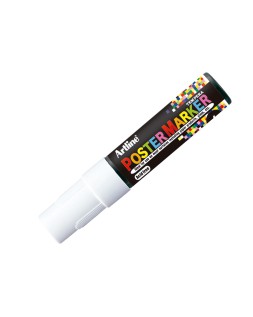 Rotulador artline poster marker epp-6-bla punta redonda 6 mm color blanco