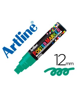 Rotulador artline poster marker epp-12 punta redonda 12 mm color verde