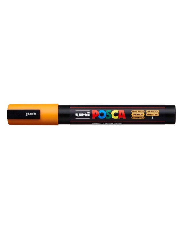 Rotulador uni posca 1,8 - 2,5mm pc-5m naranja medio