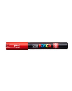 Rotulador uni posca 0,7 mm pc-1m rojo
