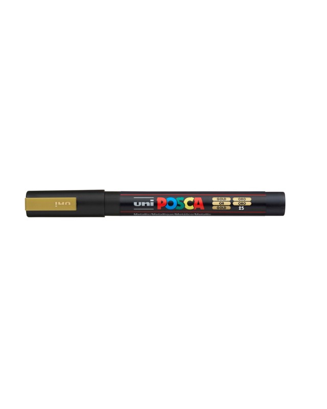 Rotulador uni posca 0,9 - 1,3 mm pc-3m oro