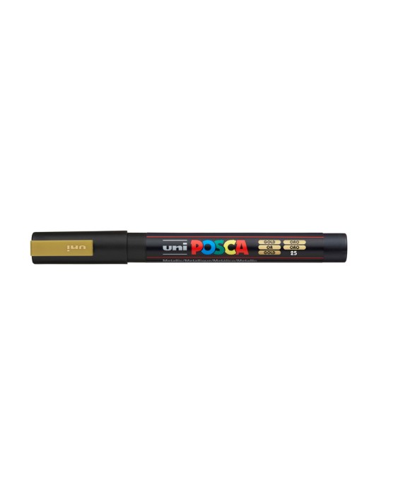 Rotulador uni posca 0,9 - 1,3 mm pc-3m oro