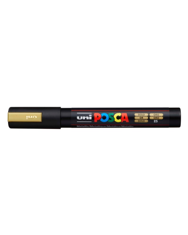 Rotulador uni posca 1,8 - 2,5 mm pc-5m oro