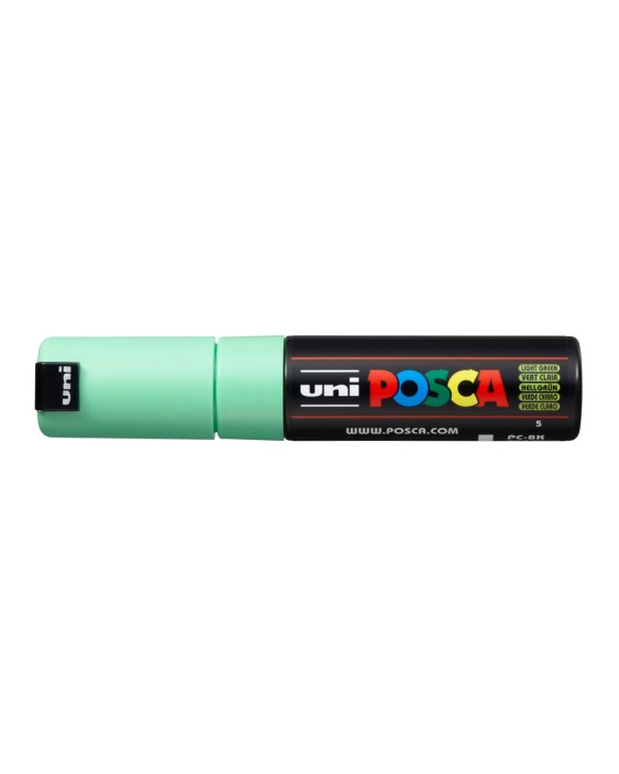 Rotulador uni posca 8 mm pc-8k verde claro