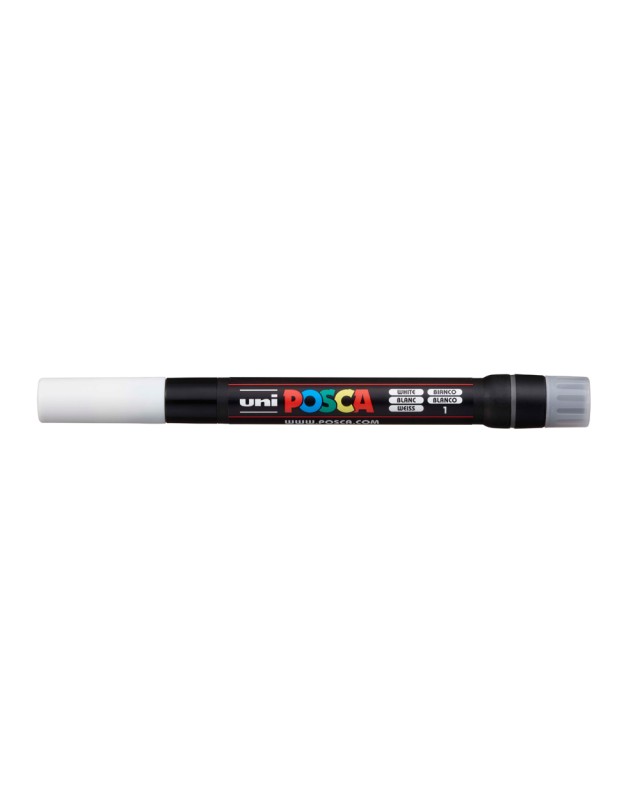 Rotulador uni posca pincel pcf-350 blanco