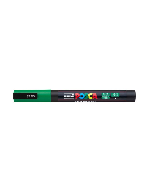 Rotulador uni posca pc-3m verde