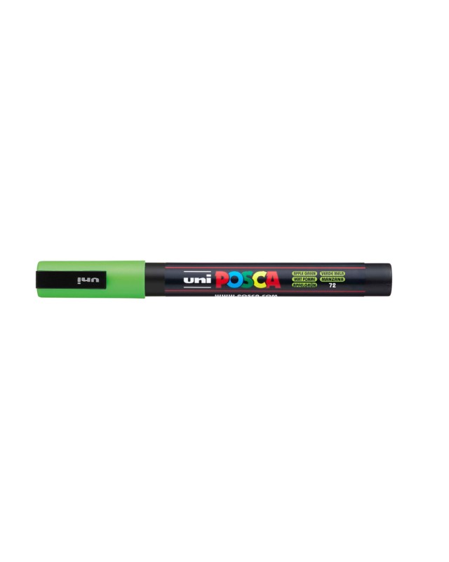 Rotulador uni posca pc-3m verde manzana