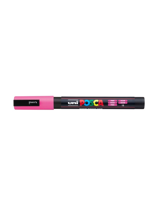 Rotulador uni posca pc-3m rosa