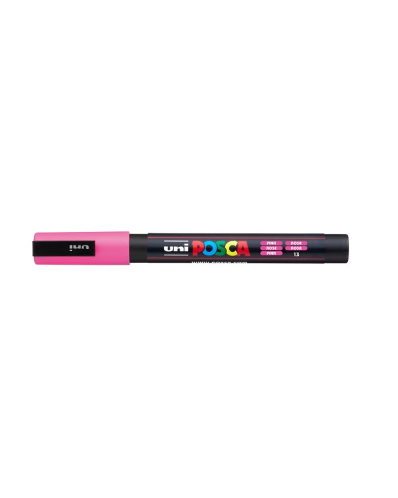 Rotulador uni posca pc-3m rosa