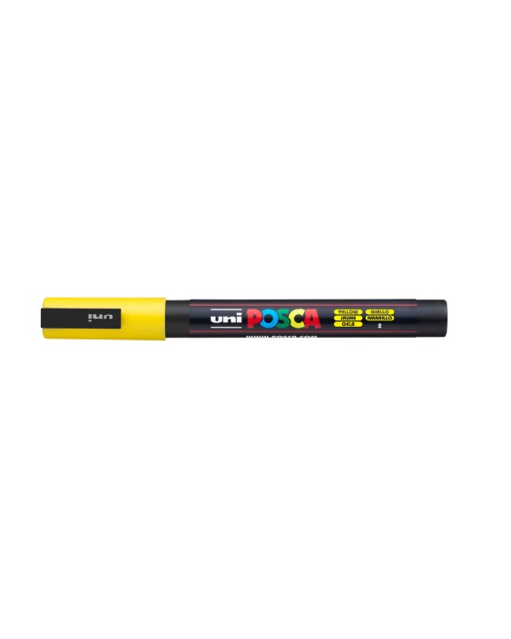 Rotulador uni posca pc-3m amarillo