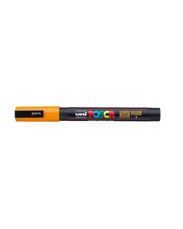 Rotulador uni posca pc-3m naranja medio