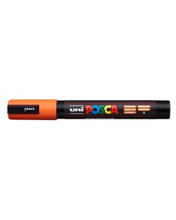 Rotulador uni posca pc-5m naranja