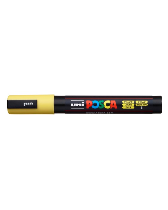Rotulador uni posca pc-5m amarillo