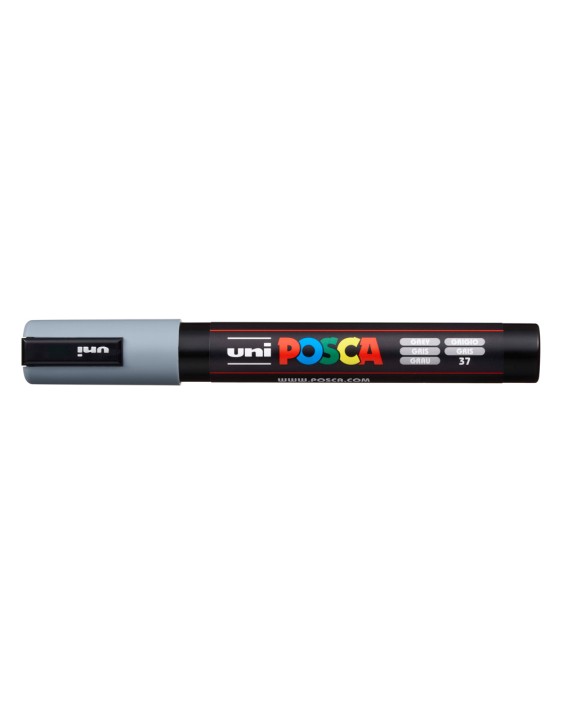 Rotulador uni posca pc-5m gris