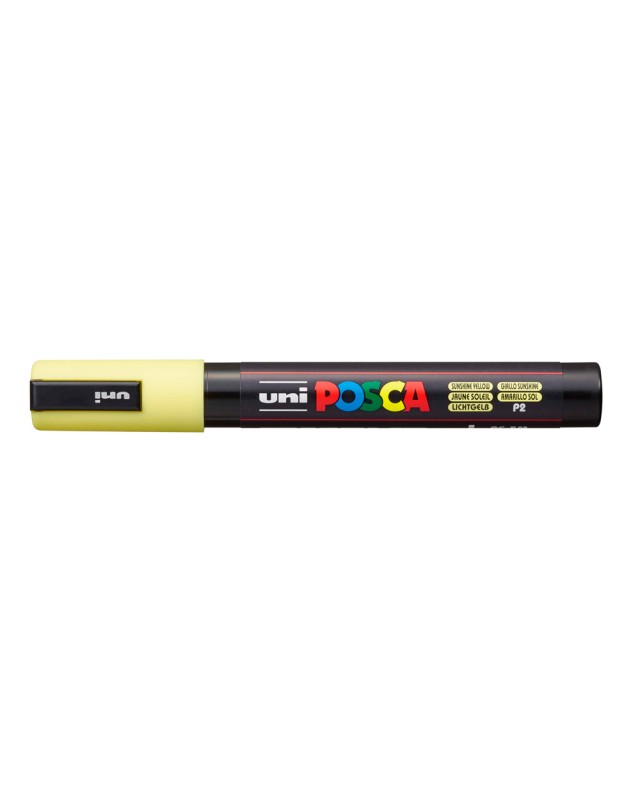 Rotulador uni posca pc-5m amarillo sol