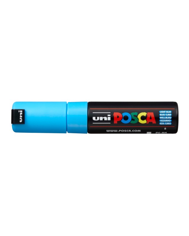 Rotulador uni posca pc-8k azul claro