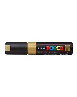 Rotulador uni posca pc-8k oro metalico