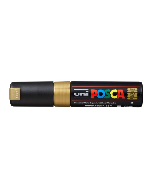 Rotulador uni posca pc-8k oro metalico