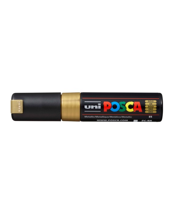 Rotulador uni posca pc-8k oro metalico