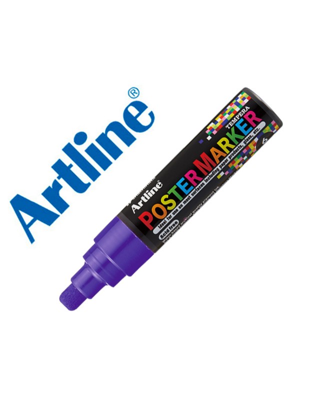 Rotulador artline poster marker epp-6 punta redonda 6 mm color violeta