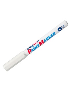Rotulador artline marcador permanente ek-440 xf blanco punta redonda 1.2 mm metal caucho y plastico