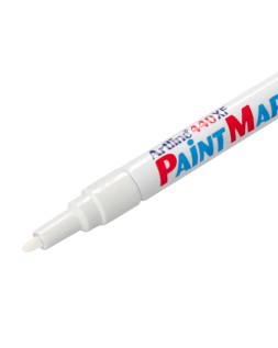 Rotulador artline marcador permanente ek-440 xf blanco punta redonda 1.2 mm metal caucho y plastico