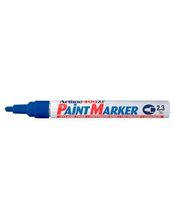 Rotulador artline marcador permanente ek-400 xf azul -punta redonda 2.3 mm -metal caucho y plastico