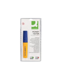 Rotulador q-connect money tester detector de billetes falsos