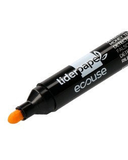 Rotulador liderpapel ecouse detector de billetes falsos cuerpo plastico 100% reciclado en blister
