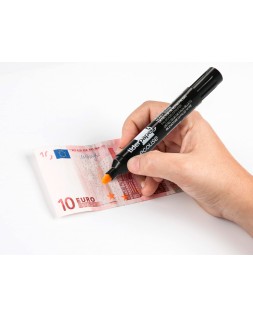 Rotulador liderpapel ecouse detector de billetes falsos cuerpo plastico 100% reciclado en blister